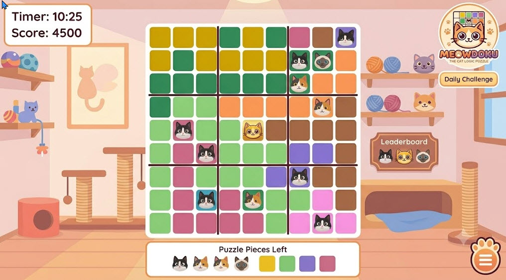 Meowdoku Screenshot